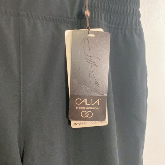 NWT Calia by Carrie Underwood Mid Rise Crop Jogger Pants Black S‎ - Picture 5 of 9
